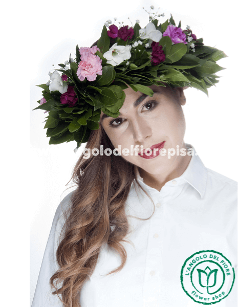 Corona di laurea spring style